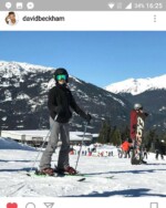 A picture my mate Dave took of his kid, Romeo. Photobombed by me, hard at work. At least appearing as though. Whistler; Winter, 2017. PC: David Beckham (presumably).