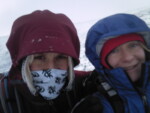 The first time I got lost in a blizzard. With Emma, who sadly passed away a year later, doing what she loved in the Alps. Cairngorm Mountains; Winter, (early) 2009.