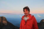 Mt. Kinabalu, Spring, 2012. PC: my guide, she was awesome! Left base camp at 2am, to reach Borneo's highest peak for the sunrise. What was just as amazing was seeing the shadow of the mountain, which formed a perfect triangle that stretched for miles across the landscape below.